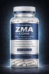AminoBae ZMA Core - Muscle Recovery & Sleep Support Capsules